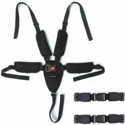FOZIY Lot De 3 Ceintures De Sécurité Pour Enfant Système De Harnais à 5 Points Pour Bébé Ceintures De Sécurité Universelles Pour Chaise Haute (avec 5 Coussinets De Protection)，Fonepro