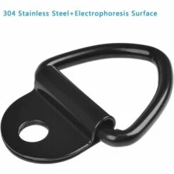 MEZHENG 8 Pièces Anneau D'Arrimage En Acier Inoxydable Anneaux En V Crochets Pour Remorques, Machinerie Lourde, Outils Électriques, Arrimage -Equipement antichute Soldes 63889885 3