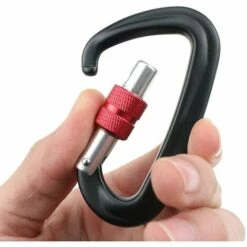 GroupM Boucle De Corde De Tente De Camping De Mousqueton De Type D Extérieur Argenté De 5 Pièces -Equipement antichute Soldes 63890263 3