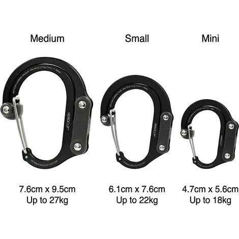 MEZHENG Mousqueton Multifonctionnel Avec Crochet Pivotant (Moyenne) - Accrochez N'Importe Quoi, N'Im-porte Où 5 MEZHENG Mousqueton Multifonctionnel Avec Crochet Pivotant (Moyenne) - Accrochez N'Importe Quoi, N'Im-porte Où – Image 3