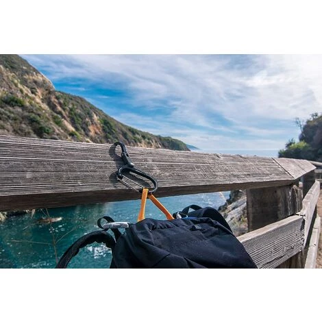 MEZHENG Mousqueton Multifonctionnel Avec Crochet Pivotant (Moyenne) - Accrochez N'Importe Quoi, N'Im-porte Où 6 MEZHENG Mousqueton Multifonctionnel Avec Crochet Pivotant (Moyenne) - Accrochez N'Importe Quoi, N'Im-porte Où – Image 4