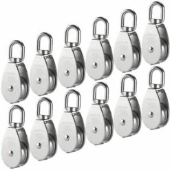 12 Pièces De Poulie Simple En Acier Inoxydable M15 Anti-corrosion Et Anti-rouille Poulie De Fil D'entraînement Poulie De Câble Métallique,HANBING