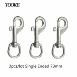 LTS FAFA 3 Pcs/lot Plongée Sous-marine En Acier Inoxydable Rapide Mousqueton Pivotant Oeil Plongée Double Boulon Snap -Equipement antichute Soldes 63920577 3