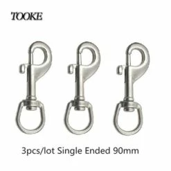 LTS FAFA 3 Pcs/lot Plongée Sous-marine En Acier Inoxydable Rapide Mousqueton Pivotant Oeil Plongée Double Boulon Snap -Equipement antichute Soldes 63920577 5