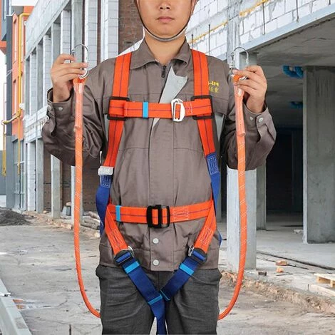 TINOR Kit Harnais De Sécurité Antichute, Harnais De Sécurité Antichute, Protection Antichute De Travail Haute Altitude, Kit Protection Anti Chute, Pour Escalade, Travail En Hauteur Etc 4 TINOR Kit Harnais De Sécurité Antichute, Harnais De Sécurité Antichute, Protection Antichute De Travail Haute Altitude, Kit Protection Anti Chute, Pour Escalade, Travail En Hauteur Etc – Image 2