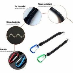 Outillage Pêche Cordons, 5 Pièces Pêche Outils Sécurité Elastique Corde Multicolor Cordes De Pêche Bateau Sécurisé Rétractable Spiralé Tether Avec Mousqueton, Poisson Outils Attirail De Pêche Accessoires LangRay 9 Outillage Pêche Cordons, 5 Pièces Pêche Outils Sécurité Elastique Corde Multicolor Cordes De Pêche Bateau Sécurisé Rétractable Spiralé Tether Avec Mousqueton, Poisson Outils Attirail De Pêche Accessoires LangRay -Equipement antichute Soldes 64035897 3