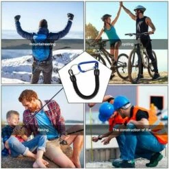 Outillage Pêche Cordons, 5 Pièces Pêche Outils Sécurité Elastique Corde Multicolor Cordes De Pêche Bateau Sécurisé Rétractable Spiralé Tether Avec Mousqueton, Poisson Outils Attirail De Pêche Accessoires LangRay 11 Outillage Pêche Cordons, 5 Pièces Pêche Outils Sécurité Elastique Corde Multicolor Cordes De Pêche Bateau Sécurisé Rétractable Spiralé Tether Avec Mousqueton, Poisson Outils Attirail De Pêche Accessoires LangRay -Equipement antichute Soldes 64035897 5