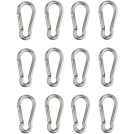 EINEMGELD 4pcs Mousqueton De Fixation Pour Charges Lourdes, Sports, Chiens De Serrure, Hamac Balançoire, En Acier Inoxydable 304, 6mm Épaisseur 6 EINEMGELD 4pcs Mousqueton De Fixation Pour Charges Lourdes, Sports, Chiens De Serrure, Hamac Balançoire, En Acier Inoxydable 304, 6mm Épaisseur – Image 4