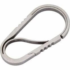 AOUGO Mousqueton TC4 En Alliage De Titane En Forme De D Pour Escalade (titane)