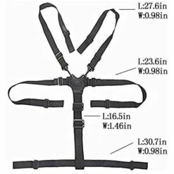 MONLY Sangles De Chaise Haute, Harnais à 5 Points, Harnais Pour Chaise Haute, Harnais De Chaise Haute, Remplacement Universel De Support De Ceinture De Sécurité Pour Bébé Pour Chaise Haute En Bois 8 MONLY Sangles De Chaise Haute, Harnais à 5 Points, Harnais Pour Chaise Haute, Harnais De Chaise Haute, Remplacement Universel De Support De Ceinture De Sécurité Pour Bébé Pour Chaise Haute En Bois -Equipement antichute Soldes 64448466 3