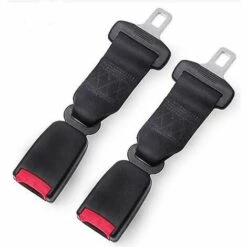 THSINDE Rallonge De Ceinture De Sécurité 23 Cm Rallonge De Ceinture De Sécurité De Voiture Noir