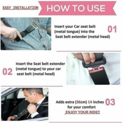 Rallonge De Ceinture De Sécurité, Rallonge De Ceinture De Sécurité De Voiture, Boucle De Ceinture De Sécurité (Thsinde) 20CM 8 Rallonge De Ceinture De Sécurité, Rallonge De Ceinture De Sécurité De Voiture, Boucle De Ceinture De Sécurité (Thsinde) 20CM -Equipement antichute Soldes 64464412 3