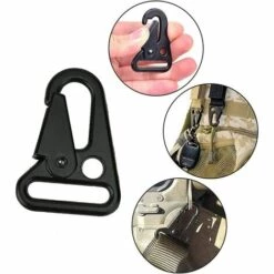 MEZHENG Mousquetons De Multifonction 10 PCS Mini Crochets Mousqueton Boucle De Gilet Tactique Pour Plein Air, Camping, Randonnée, 25 Mm -Equipement antichute Soldes 64488412 3