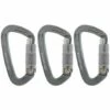LTS FAFA 3 Pièces 24kn Aluminium Mousqueton Autobloquant-anneau Porte-clés équipement De Sécurité De Survie Pour équipement De Camping En Plein Air Accès à L'escalade -Equipement antichute Soldes 64489574 1