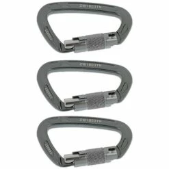 LTS FAFA 3 Pièces 24kn Aluminium Mousqueton Autobloquant-anneau Porte-clés équipement De Sécurité De Survie Pour équipement De Camping En Plein Air Accès à L'escalade -Equipement antichute Soldes 64489574 5