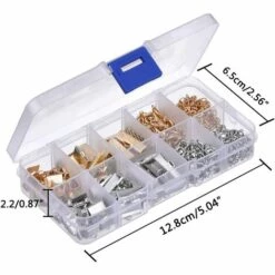 MEZHENG Fermoir Mousqueton Bracelets Griffe Fermoirs Pince Ensemble Avec Anneaux De Saut Et Extenseurs De La Chaîne, 370 Pièces -Equipement antichute Soldes 64491883 5