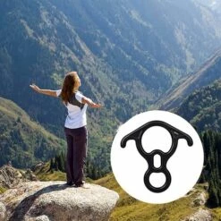 LTS FAFA Figure De Sauvetage, Descendeur Grand Dispositif D'assurage à Oreilles Pliées Et De Rappel Pour équipement D'escalade Pour L'escalade En Alliage D'aluminium -Equipement antichute Soldes 64495075 4