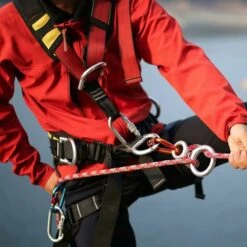 LTS FAFA Ensemble De 2 Appareils De Descente En Rappel Descendeur En Aluminium 35kn Descendeur Figure 8 Escalade Pour Loisirs De Plein Airnoir -Equipement antichute Soldes 64495131 3