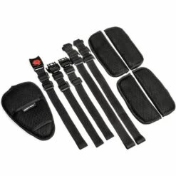 EAUDACè Ceinture De Sécurité Bébé Harnais/Sangle Réglable 5 Points Harnais De Sécurité Ceinture Pour Chaise Haute Bébé Landau Et Poussette De Voiture Et Poussette Universal Harnais -Equipement antichute Soldes 64617001 5