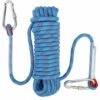 PESCE Corde D'escalade Avec Mousqueton De Sécurité Statique 10mm Corde D'alpinisme Polyester Sauvetage Pour Randonnée Alpinisme Montagne 10M -Equipement antichute Soldes 64661281 1