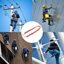 Ceinture Harnais De Sécurité Protection Électricien Fournitures D'escalade Extérieures, Sangle De Sécurité Pour Travail Construction Extérieur Ephé 11 Ceinture Harnais De Sécurité Protection Électricien Fournitures D'escalade Extérieures, Sangle De Sécurité Pour Travail Construction Extérieur Ephé -Equipement antichute Soldes 64706267 5