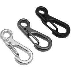 MERéTéET Mousqueton De Sécurité,3 Pcs Clip Mousqueton Escalade à Ressort Crochet Mousqueton Pour Camping Voyage Randonnée Porte-clés En Plein Air，KoleZy
