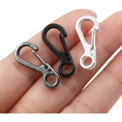 MERéTéET Mousqueton De Sécurité,3 Pcs Clip Mousqueton Escalade à Ressort Crochet Mousqueton Pour Camping Voyage Randonnée Porte-clés En Plein Air，KoleZy -Equipement antichute Soldes 64707149 5