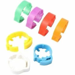 THSINDE THSIDNE 140pcs Anneau De Pied De Poulet Réglable Id2.0 ~ 2.4cm No Number Poulet Volaille