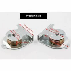 LLOVE Poulie Avec Roulement à Billes - 50,8 M - Kit Unique - Palan à Poulie - Crochet De Levage En Acier Galvanisé - Crochet Pivotant - Pour Cordes En Acier - Charge Maximale : 190 Kg -Equipement antichute Soldes 64871138 2