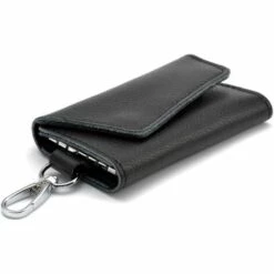 BENOBBY KIDS Etui Porte-Clé Cuir, Pochette Porte Cles Cuir (Noir)