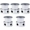 5 Pcs GT2 Poulie De Courroie 20 Dents 5 Mm Poullie De Distribution Poulie Dentée En Alliage D'Aluminium Pignons De Synchronisation Pour Imprimante 3D, 56Vingt -Equipement antichute Soldes 64936115 1