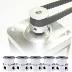 5 Pcs GT2 Poulie De Courroie 20 Dents 5 Mm Poullie De Distribution Poulie Dentée En Alliage D'Aluminium Pignons De Synchronisation Pour Imprimante 3D, 56Vingt -Equipement antichute Soldes 64936115 5