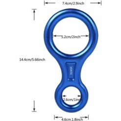 Équipement De Descente Descendeur De Rappel Haute Résistance Sécuritaire 35KN Aluminium Montée Figure 8 Escalade Materiel Pour Les Loisirs De Plein Air Escalade 56Vingt -Equipement antichute Soldes 64938659 3