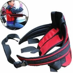 Enfants Ceintures De Sécurité Ceinture De Sécurité Moto Harnais De Style Bébé Résistance Aux Chutes, , Rouge 56Vingt