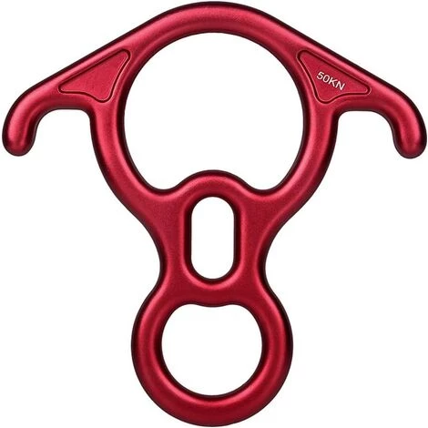 HEGUYEY Figure De Sauvetage 50KN, 8 Descendeur Grand Appareil D'assurage à Oreille Courbée Et Rappel 4 HEGUYEY Figure De Sauvetage 50KN, 8 Descendeur Grand Appareil D'assurage à Oreille Courbée Et Rappel – Image 2