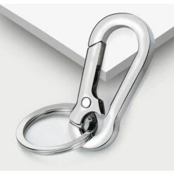 BEARSU Gourde Boucle Porte-clés Escalade Crochet Voiture Porte-clés Simple Fort Mousqueton Forme Porte-clés Accessoires Métal Vintage Porte-clés Anneau -Equipement antichute Soldes 65099184 4