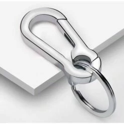 BEARSU Gourde Boucle Porte-clés Escalade Crochet Voiture Porte-clés Simple Fort Mousqueton Forme Porte-clés Accessoires Métal Vintage Porte-clés Anneau -Equipement antichute Soldes 65099184 5