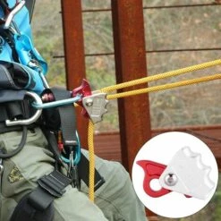 BDD Dispositif De Verrouillage Automatique De Corde De Sécurité Antichute De Protection Antichute D'équipement D'escalade Extérieur -Equipement antichute Soldes 65374302 5