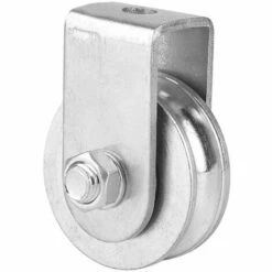 MERéTéET Poulie, 0,3 Tonnes Chargement Simple Poulie Bloc Pivotant ​poulie ​rouleau Roue De Levage For Câble Métallique 12*5*4cm Argent，KoleZy -Equipement antichute Soldes 65383100 3