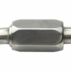 AOUGO 1Pc Mousqueton En Acier Inoxydable Vis Verrouillage Porte Crochet Pince à Pression Outil Extérieur Connexion Anneau Piste Boucle Mousqueton -Equipement antichute Soldes 65393931 5