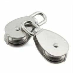 ZHUOXUAN 2 Pcs Poulie En Acier Inox 304 M25 Poulie De Levage Rouleau De Chargement -Equipement antichute Soldes 65491300 3