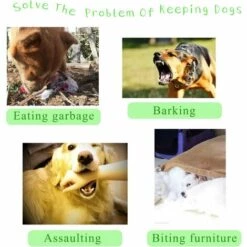 OSQI Muselière Pour Chien, Muselière, Muselière Pour Petits, Moyens Et Grands Chiens Avec Sangles Réglables (taille 3, Noir) -Equipement antichute Soldes 65504965 4