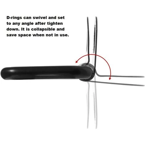 OSQI Lot De 8 Ancrages D'arrimage à Anneau En D, Fixation Rapide Pour Toit Rigide, Anneaux En D De Remplacement Pour 1995-2017 JK YJ TJ JKU Sports Sahara Freedom Rubicon X Et Illimité (ensemble De 8 Ancrages) 7 OSQI Lot De 8 Ancrages D'arrimage à Anneau En D, Fixation Rapide Pour Toit Rigide, Anneaux En D De Remplacement Pour 1995-2017 JK YJ TJ JKU Sports Sahara Freedom Rubicon X Et Illimité (ensemble De 8 Ancrages) – Image 5