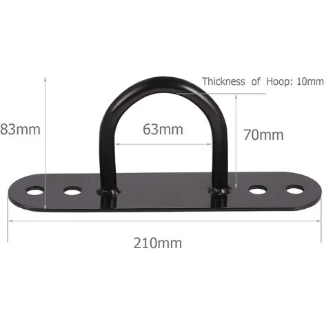 OSQI Crochet De Support D'ancrage Pour Montage Mural/plafond De Corde De Combat Pour Sangles De Suspension, Anneaux De Gymnastique Crossfit, Systèmes De Musculation, Balançoires De Yoga, Hamacs, équipement De Boxe 5 OSQI Crochet De Support D'ancrage Pour Montage Mural/plafond De Corde De Combat Pour Sangles De Suspension, Anneaux De Gymnastique Crossfit, Systèmes De Musculation, Balançoires De Yoga, Hamacs, équipement De Boxe – Image 3