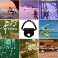 OSQI Lot De 8 Anneaux D'arrimage Robustes Pour Bateaux, Camionnettes, Camions, Entrepôts -Equipement antichute Soldes 65506802 5