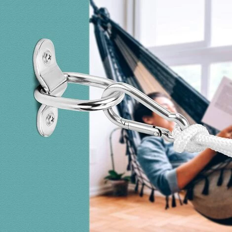 OSQI Lot De 4 Anneaux D'arrimage En D Pour Remorque, Anneaux En D En Acier Inoxydable Avec Support De Montage Pour Camion, Bateau, Voiture. 7 OSQI Lot De 4 Anneaux D'arrimage En D Pour Remorque, Anneaux En D En Acier Inoxydable Avec Support De Montage Pour Camion, Bateau, Voiture. – Image 5