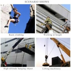 OSQI Poulie Double 20MM, Poulie En Acier Inoxydable, Grue Rotative Lisse Câble Métallique Chargement 75kg - 2 Pièces -Equipement antichute Soldes 65506852 5