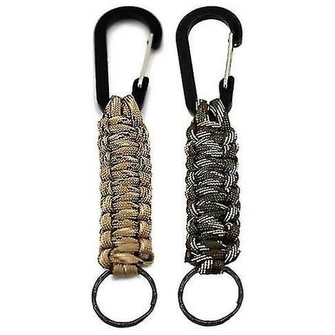 DONTODENT Lot De 6 Lanières Tressées Porte-clés Paracord Avec Mousquetons 6 DONTODENT Lot De 6 Lanières Tressées Porte-clés Paracord Avec Mousquetons – Image 4