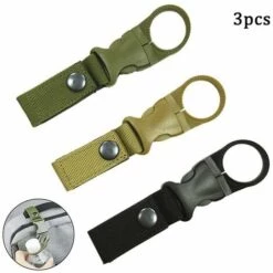 HELLO KITTY BAIN Paquet De 3 Boucles De Crochet De Support D'anneau De Bouteille D'eau Pour Le Camping Extérieur De Courroie De Sac à Dos