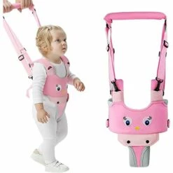HELLO KITTY BAIN Ceinture De Sécurité De Marche Pour Bébé Poignée Réglable Assistant De Marche Pour Tout-petit Aide à L'apprentissage Debout Et à La Marche Rênes De Ceinture De Marche Pour Bébé Ceinture De Sécurité Pour Enfant (rose)
